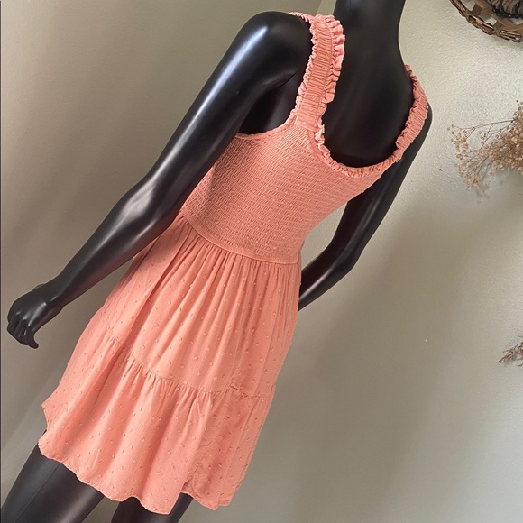 Mine Casual Pink Ruffled Dress - Picture 7 of 13